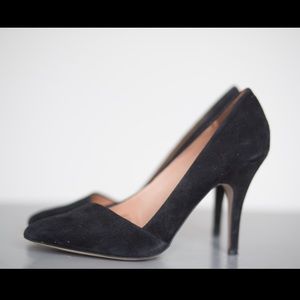 Madewell suede heels